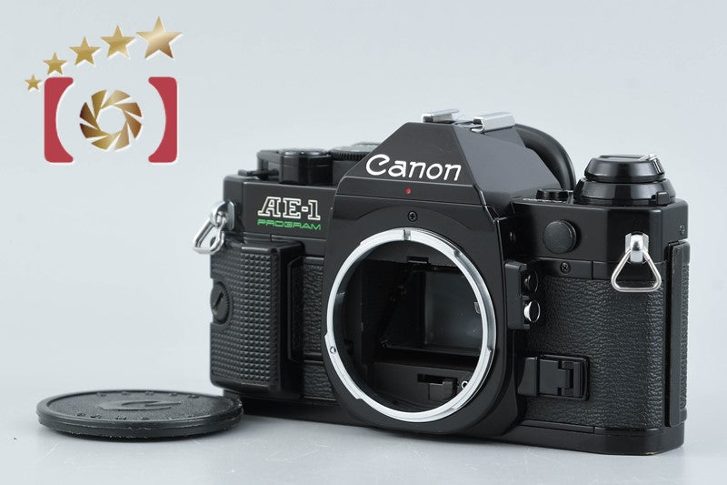 Canon AE-1 PROGRAM Black 35mm SLR Film Camera Body