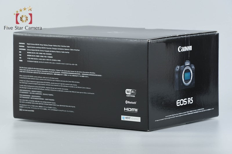 "Shutter count 1,000" Canon EOS R5 45.0 MP Digital Mirrorless Camera Body w/ Box