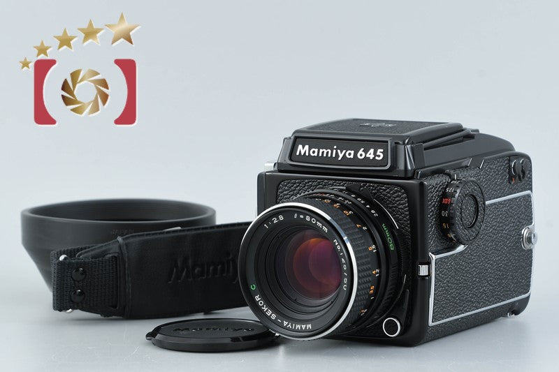 Mamiya M645 1000S Medium Format Film Camera + SEKOR C 80mm f/2.8