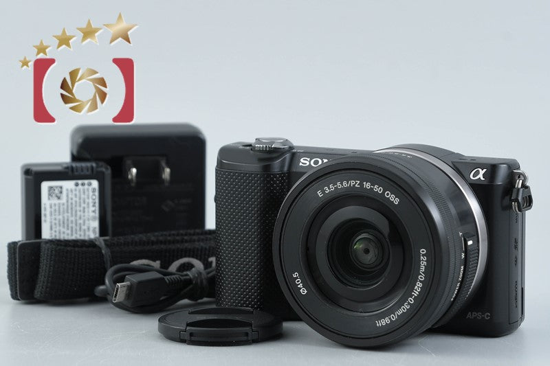 Sony Alpha α5000 ILCE-5000 Black 20.1 MP 16-50 Lens [Multiple Languages]