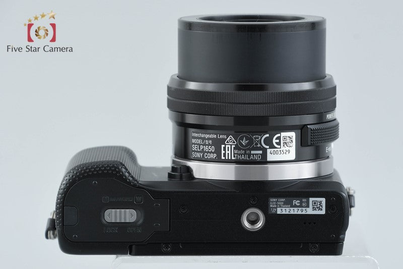Sony Alpha α5000 ILCE-5000 Black 20.1 MP 16-50 Lens [Multiple Languages]