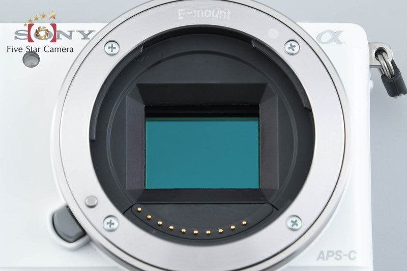 Sony α5100 ILCE-5100 White 24.3 MP 16-50 55-210 Lenses [Multiple Languages]