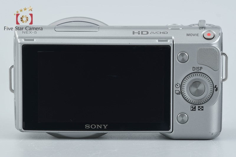 Sony α NEX-5 Silver 16.1 MP 16 18-55 Lenses w/ Box [Japanese Language Only]