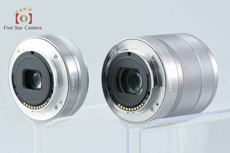 Sony α NEX-5 Silver 16.1 MP 16 18-55 Lenses w/ Box [Japanese Language Only]
