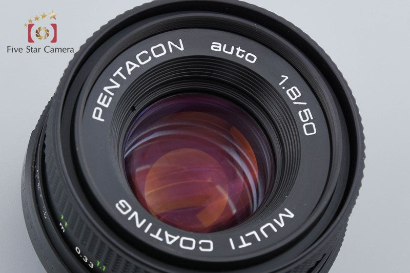 Pentacon auto 50mm f/1.8 MC M42 Mount Lens