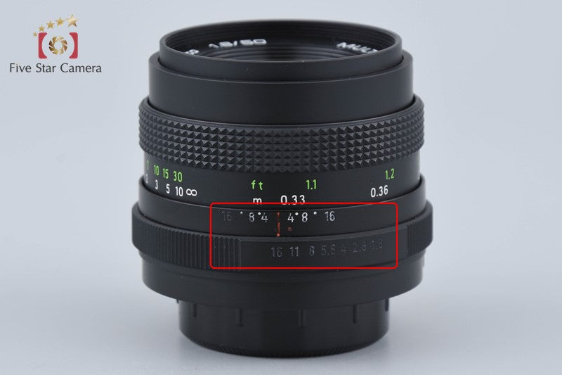 Pentacon auto 50mm f/1.8 MC M42 Mount Lens