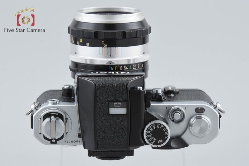 Nikon F2 Photomic Silver + NIKKOR-S Auto 50mm f/1.4 Non Ai Lens