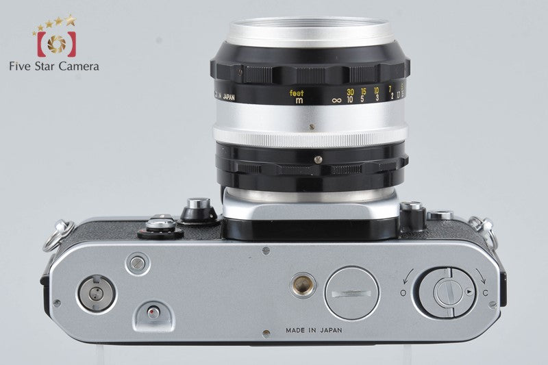 Nikon F2 Photomic Silver + NIKKOR-S Auto 50mm f/1.4 Non Ai Lens