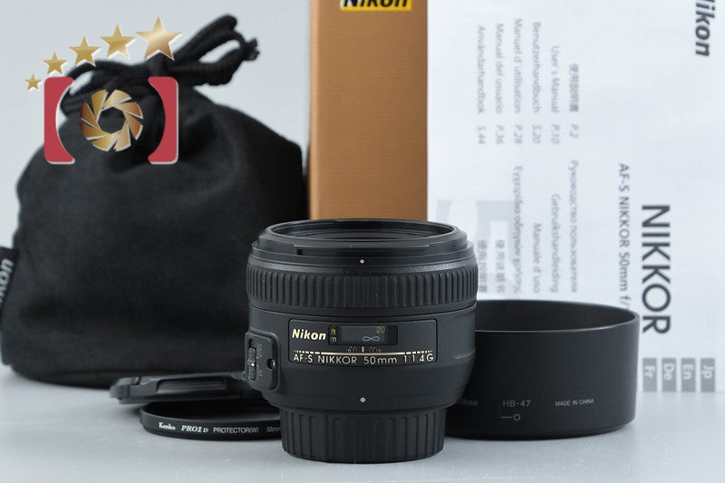Nikon AF-S NIKKOR 50mm f/1.4 G w/ Box