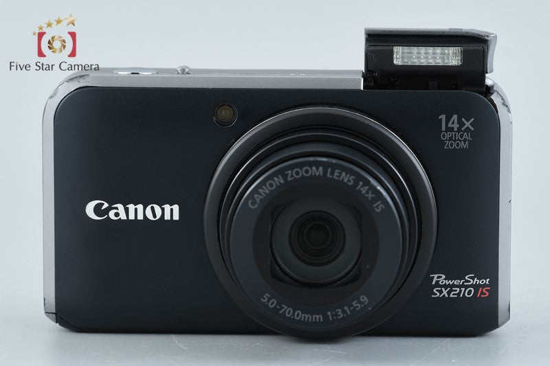 Canon PowerShot SX210 IS Black 14.1MP Digital Camera