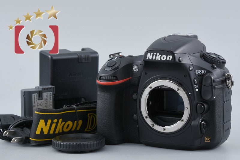 Nikon D810 36.3 MP Full Frame Digital SLR Camera Body