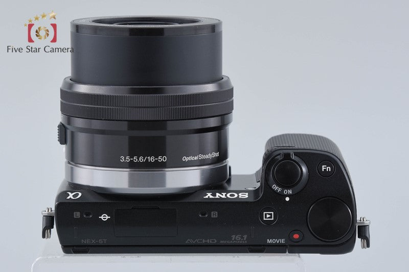 Sony Alpha α NEX-5T Black Digital Camera 16-50 Lens [Multiple Languages]