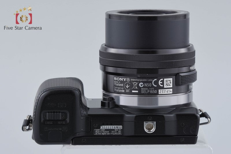 Sony Alpha α NEX-5T Black Digital Camera 16-50 Lens [Multiple Languages]