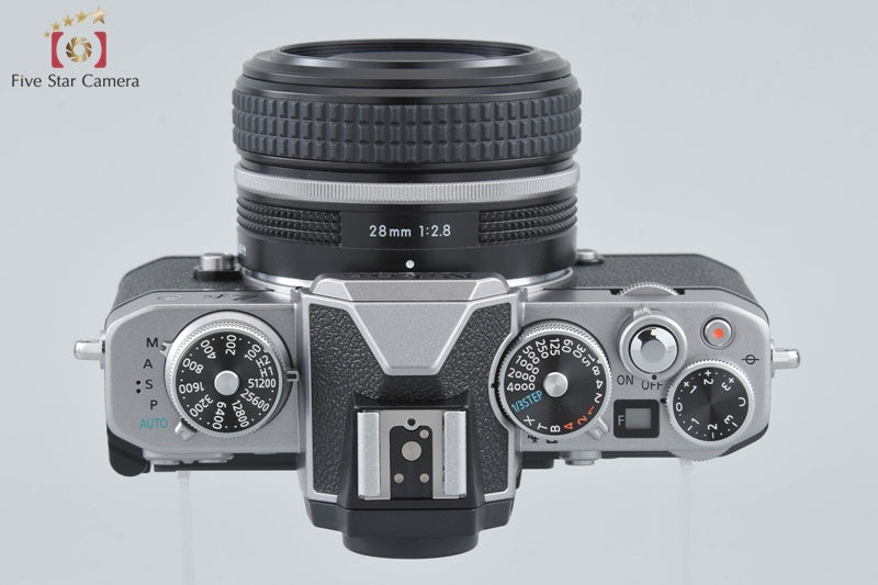 "Count 127" Nikon Z fc Silver 20.9 MP NIKKOR Z 28mm f/2.8 SE Special Edition Kit