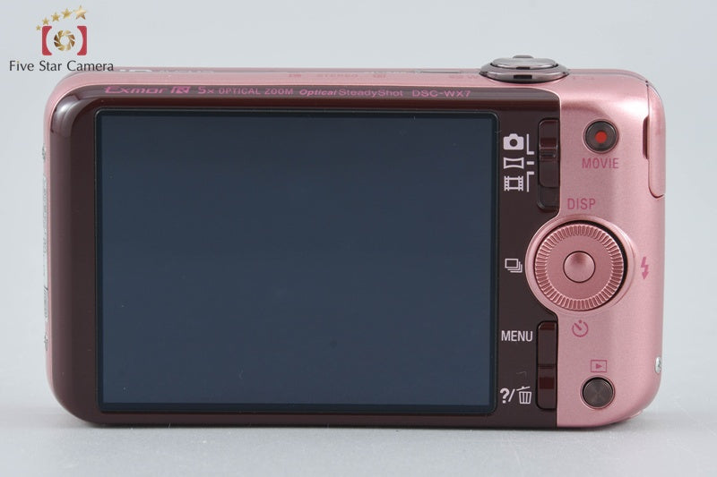 Sony Cyber-shot DSC-WX7 Pink 16.2 MP Digital Camera [Japanese Language Only]