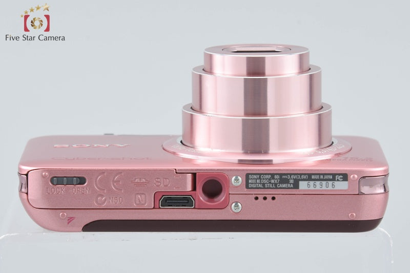 Sony Cyber-shot DSC-WX7 Pink 16.2 MP Digital Camera [Japanese Language Only]