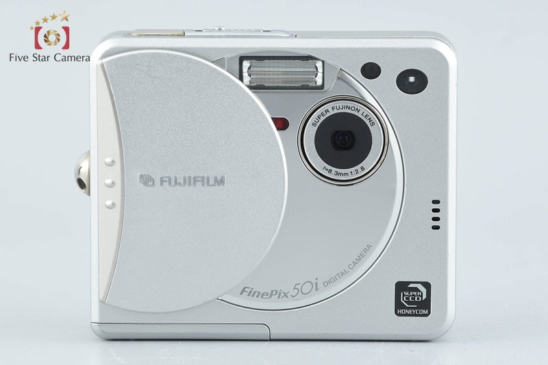 FUJIFILM FINEPIX 50i Silver 2.2MP Digital Camera w/ Box [Japanese Language Only]