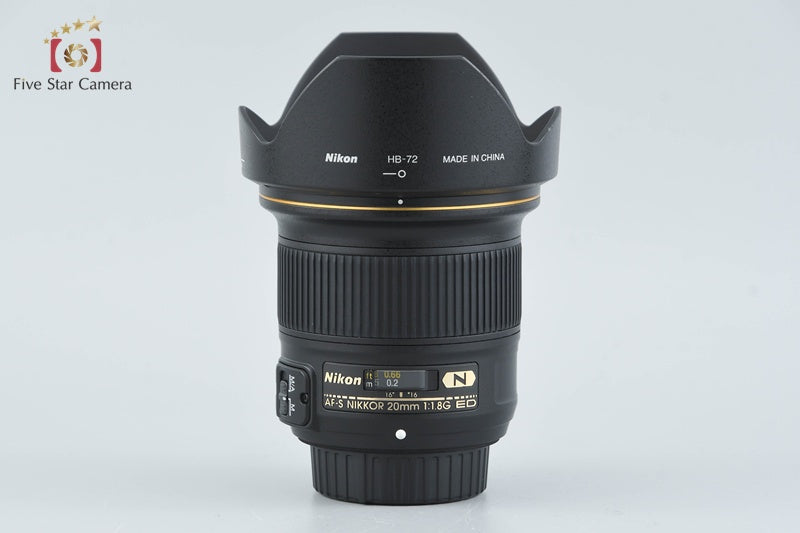 Nikon AF-S NIKKOR 20mm f/1.8 G ED