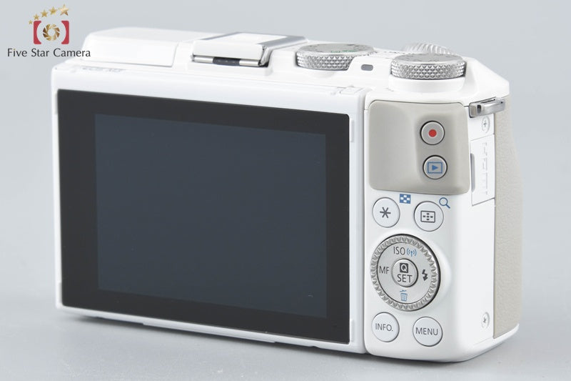 Canon EOS M3 Ｗhite 24.2 MP Digital Camera EF-M 18-55 IS STM Lens