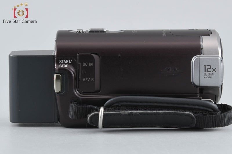 Sony Handycam HDR-CX370V Brown Digital HD Camcorder [Japanese Language Only]