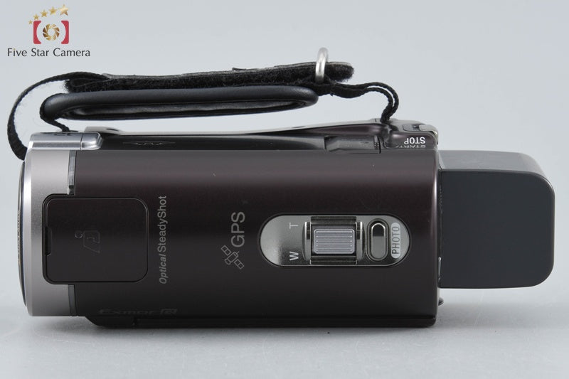 Sony Handycam HDR-CX370V Brown Digital HD Camcorder [Japanese Language Only]
