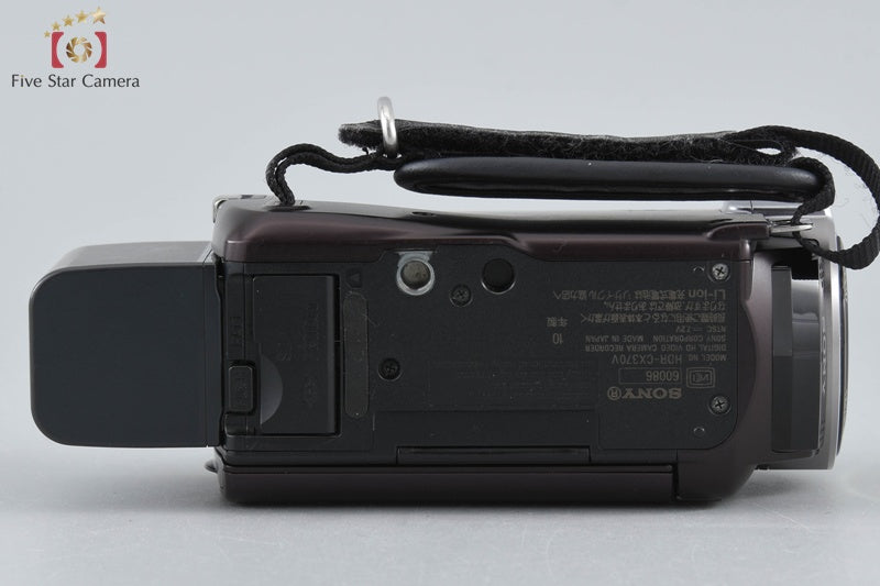 Sony Handycam HDR-CX370V Brown Digital HD Camcorder [Japanese Language Only]