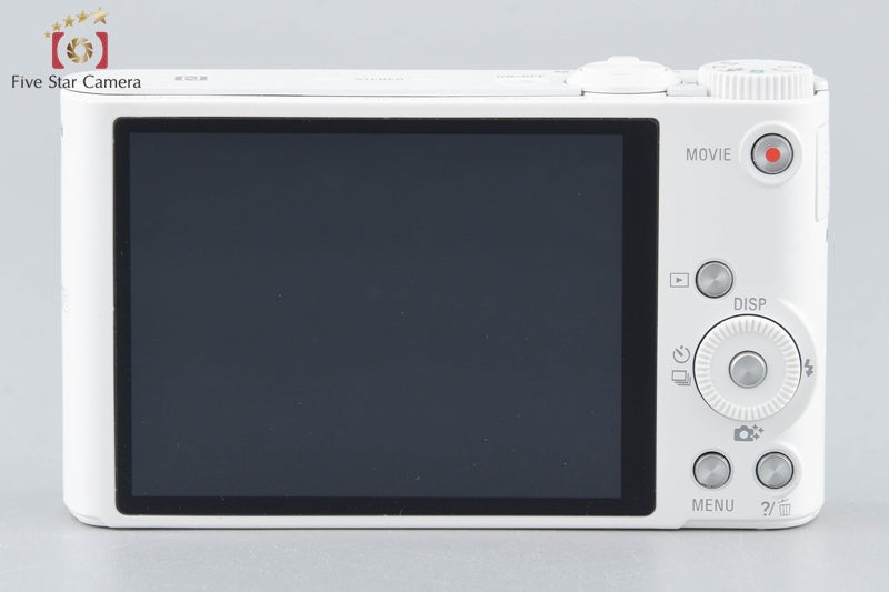 Sony Cyber-Shot DSC-WX350 White 18.2 MP Digital Camera [Multiple Languages]