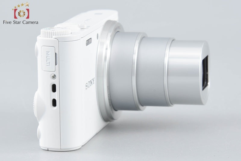 Sony Cyber-Shot DSC-WX350 White 18.2 MP Digital Camera [Multiple Languages]