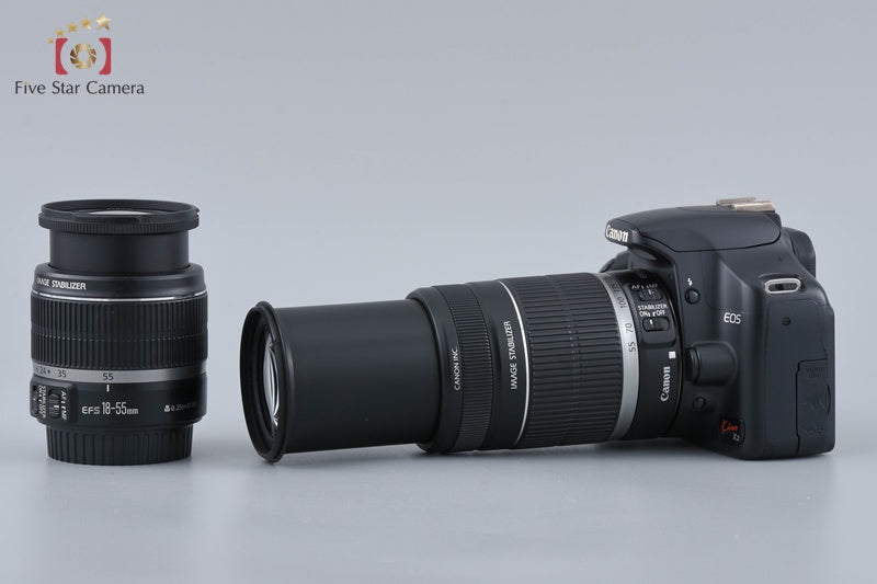 Canon EOS Kiss X2 / Rebel XSi /450D 12.2 MP 18-55 55-250 Lenses