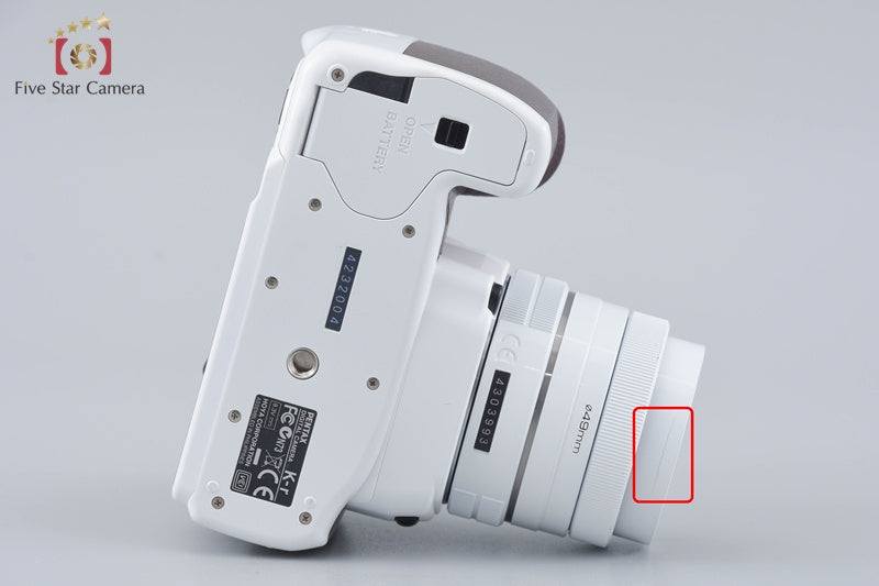 PENTAX K-r White x Brown 12.4 MP DSLR Camera + SMC DA 35mm AL White