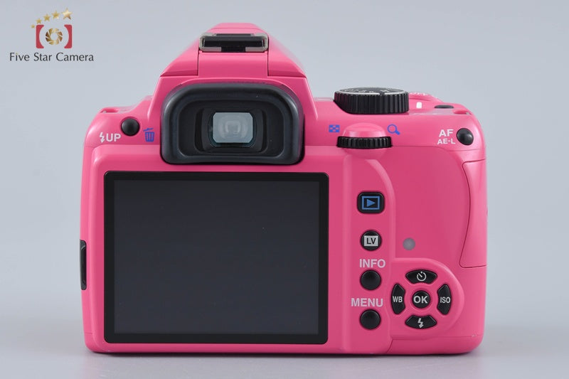 PENTAX K-r Pink x Brown 12.4 MP DSLR Camera 18-55 Lens