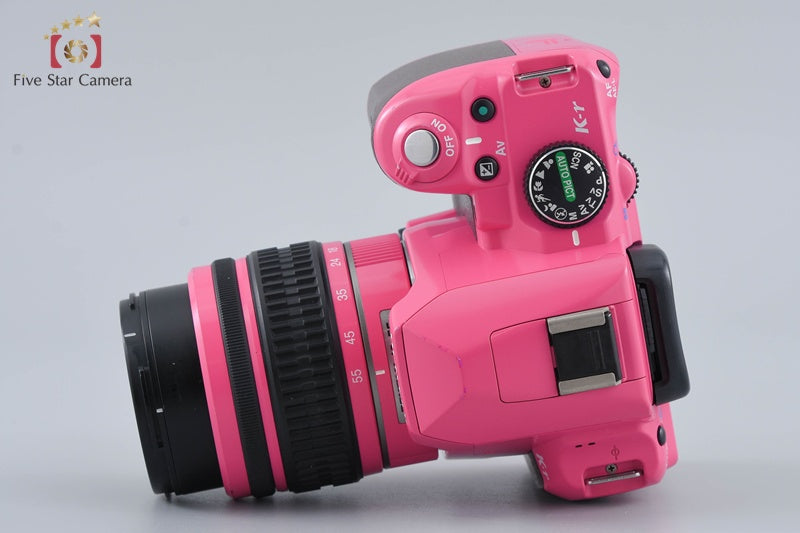 PENTAX K-r Pink x Brown 12.4 MP DSLR Camera 18-55 Lens