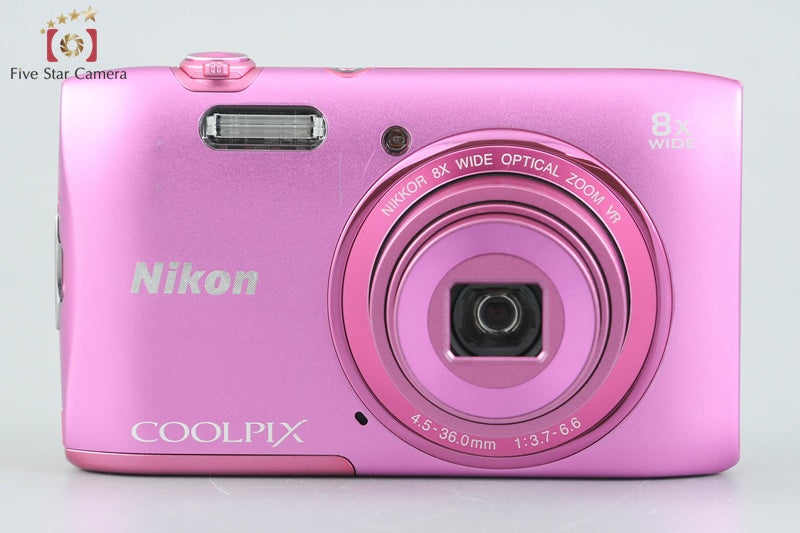 Nikon COOLPIX S3600 Azalea Pink 20.0 MP Digital Camera