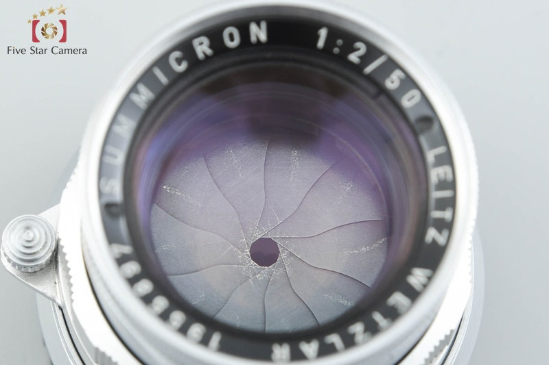 Leica SUMMICRON 50mm f/2 1st Later Model Leica M Mount