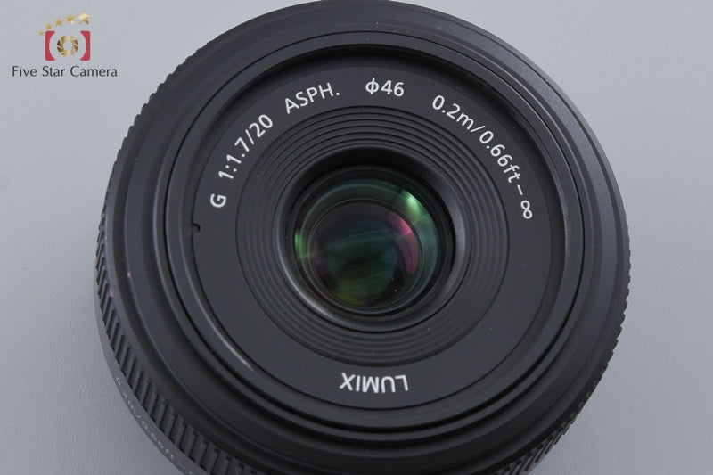 Panasonic LUMIX G 20mm f/1.7 ASPH. H-H020