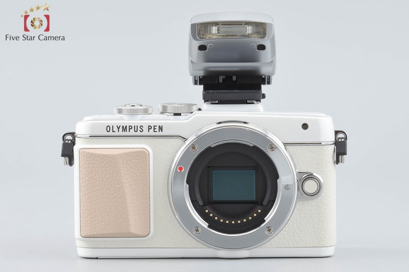 "Count 5,008" Olympus PEN Lite E-PL7 White 16.1 MP Digital Mirrorless Camera