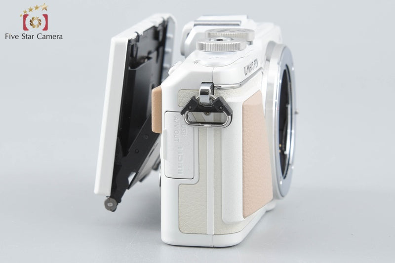 "Count 5,008" Olympus PEN Lite E-PL7 White 16.1 MP Digital Mirrorless Camera