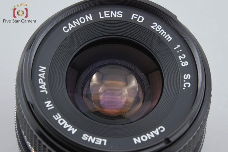 Canon FD 28mm f/2.8 S.C.