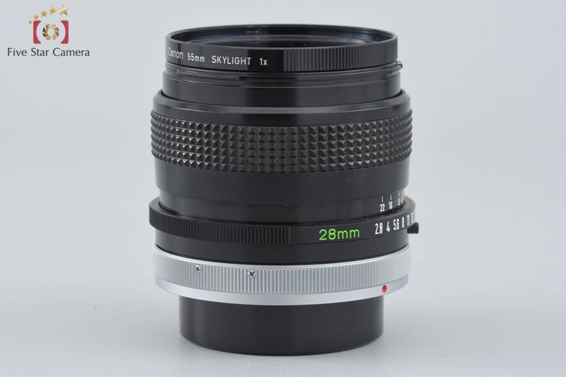 Canon FD 28mm f/2.8 S.C.