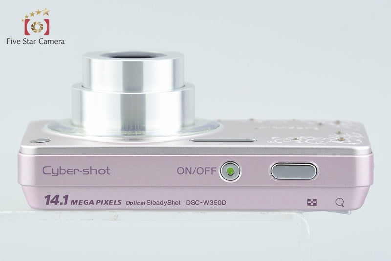 Sony Cyber-shot DSC-W350D Pink 14.1 MP Digital Camera [Japanese Language Only]