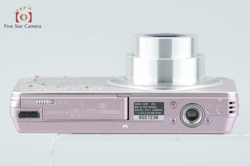 Sony Cyber-shot DSC-W350D Pink 14.1 MP Digital Camera [Japanese Language Only]