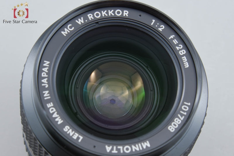 Minolta MC W.ROKKOR 28mm f/2