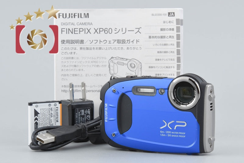 Fujifilm FinePix XP60 Blue 16.4 MP Digital Camera