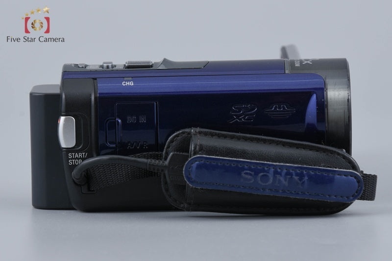 SONY HDR-CX180 Blue Digital HD Camcorder [Japanese Language Only]