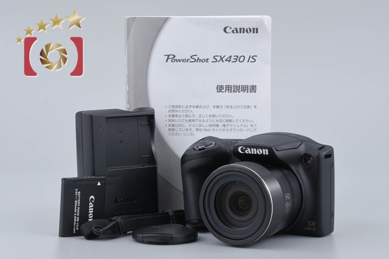 Canon PowerShot SX430 IS Black 20.0 MP Digital Camera