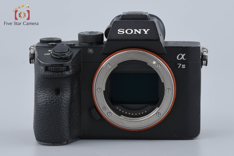 SONY α7III ILCE-7M3 Black 24.2 MP Mirrorless Camera [Japanese Language Only]