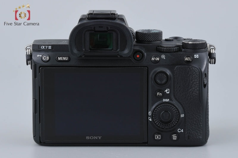 SONY α7III ILCE-7M3 Black 24.2 MP Mirrorless Camera [Japanese Language Only]