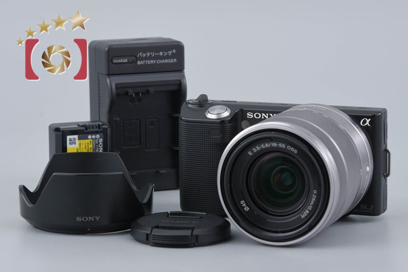 Sony α NEX-5 Black 16.1 MP 18-55 Lens [Japanese Language Only]