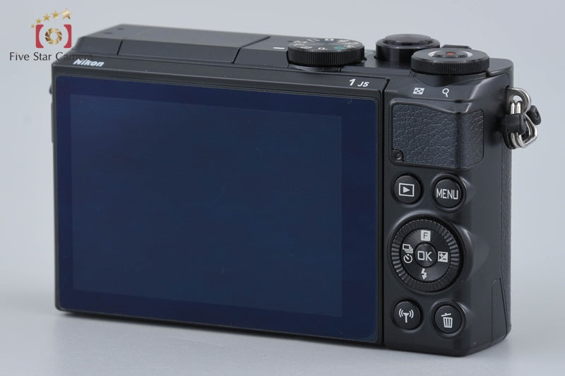 "Shutter count 1,381" Nikon 1 J5 Black 20.8 MP Digital Camera 10-30 Lens
