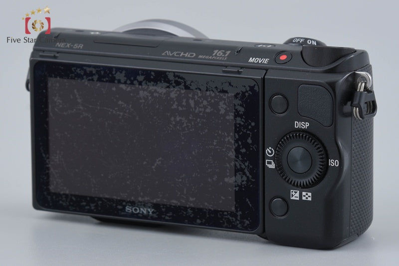 Sony α NEX-5R Black 16.1 MP 16-50 Lens [Multiple Languages]